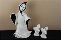 Set of 3 Ghosts (Left 12.5" Tall, Right 4.75" Tall