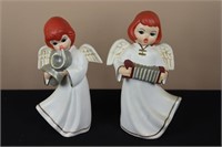 Pair of Musical Angels (8.25" Tall)