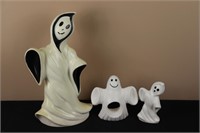 Set of 3 Ghosts (Left 12.5" Tall, Middle 5.25" Tal