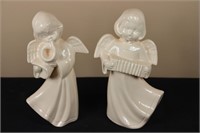 Pair of Musical Angels (8" Tall)
