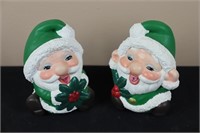 Pair of Christmas Gnomes (4" Tall)