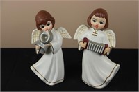 Paid of Musical Angels (7" Tall)