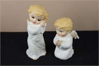 Pair of Angels (Left 6.5" Tall, Right 5" Tall)