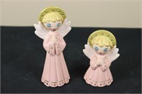 Pair of Small Angels (Left 4.25" Tall, Right 3" Ta