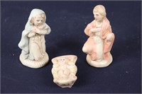 3 Piece Nativity Scene (3.5" Tall)