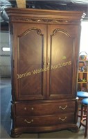 Bob Mackie Cherry Armoire 50x 24x 85" One Drawer