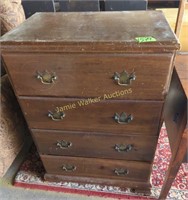 4 Drawer Rustic Cherry Dresser 24x16x35"