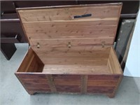 LG.WOODEN STEWART.CO. NORWALK OHIO CHEST