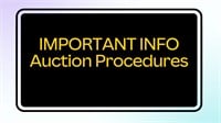 Important Information Auction Procedures: