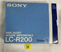 Vtg Sony Rain Jacket Video 8
