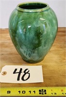 Unmarked Pottery Vase, Hi-Gloss Glaze