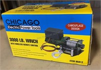 Chicago Electric 3000lb Camo Winch