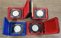 4 - Canadian $1 Commemorative Coins (1-Silver)