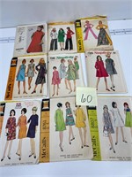 McCalls Simplicity Sewing Patterns