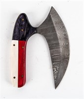 Knife Damascus Blade Hand Made Custom Knife