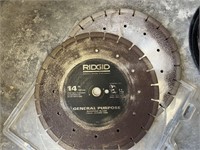 Two 14" diamond blades in excellent condition!