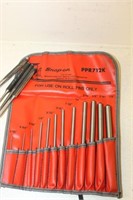 Snap-On Punch Set & (4) Snap-On Punches