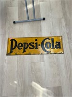 Metal Pepsi-cola Yellow Tin Sign