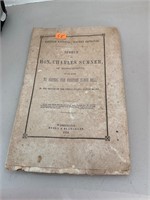 Rev Charles Sumner 1852 Repeal Fugitive Slave Bill