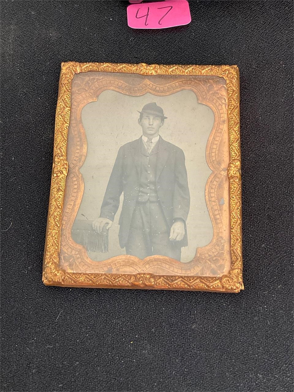 Antique Gentleman Framed daguerreotype