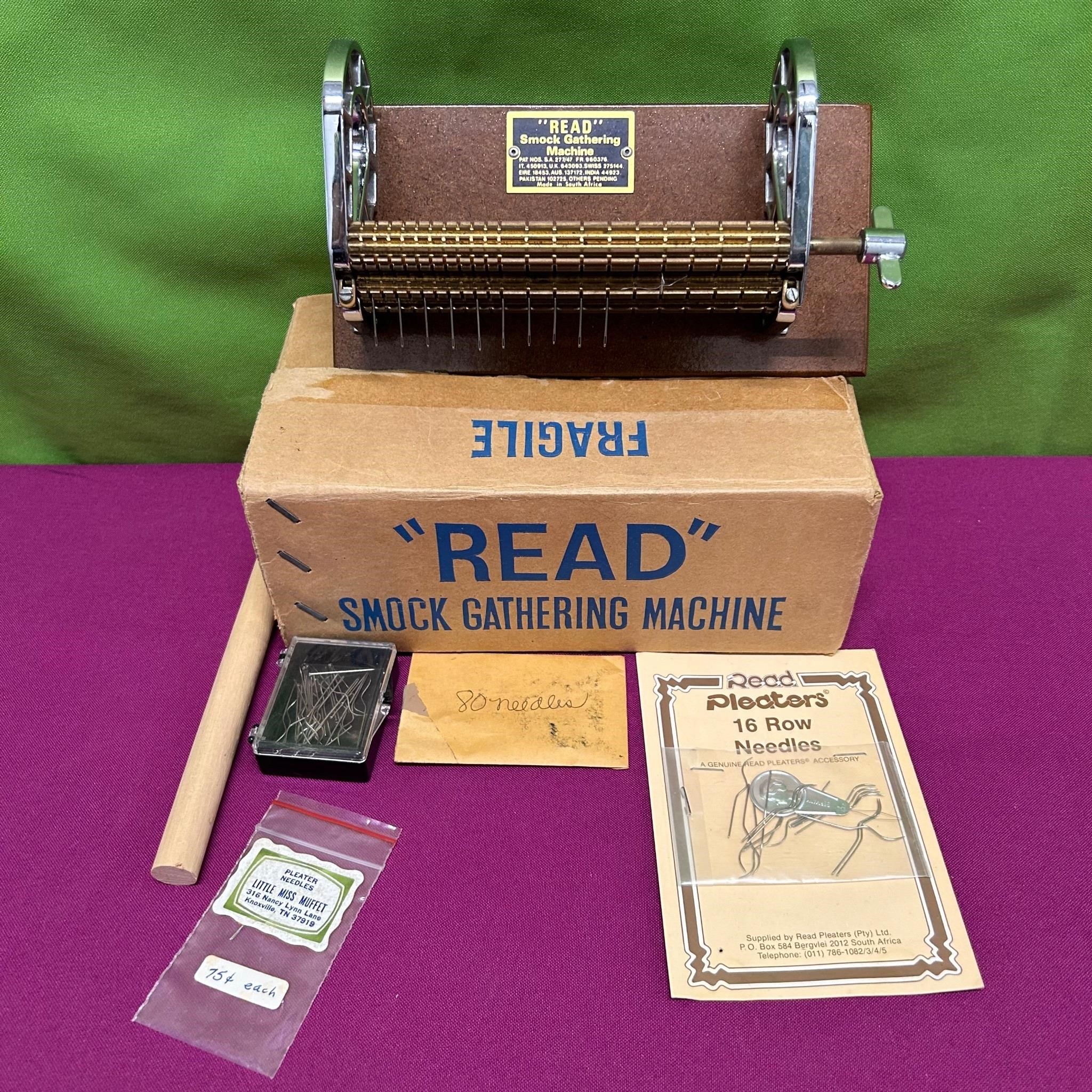 “Read” Smock Gathering Machine