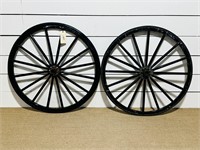 Pair of Amish Buggy Wheels