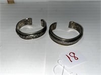 2 Iranian Silver Bracelets Yemen