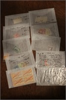 Mixed US Stamps in Glassine Envelopes