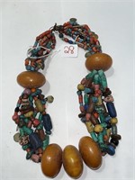 North Africa Large bead Necklace