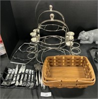 Stainless Steel Flatware & Display Caddy’s,