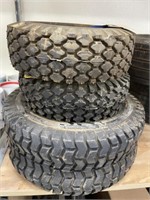 3-Lawnmower Tires 4.10 x 3.50 & 15x6