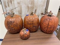 3-Decorative Pumpkins