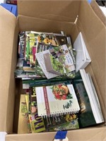 Box of Gardening Magazines Books approx 50+