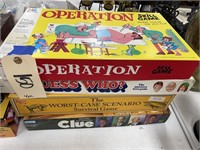 4 Games-Operation Guess Who Clue +