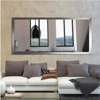 New  Oversized Rectangle Silver Mirror 42X78