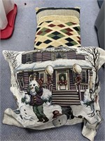 Christmas Pillows Decorative Pillows 2-Quilts