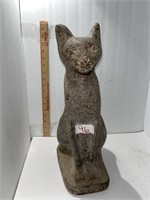 Egyptian stone cat statue