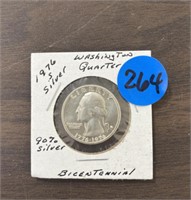 1976-S Silver 90% Bicentennial Quarter