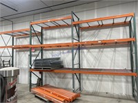 Pallet racking 3- 8' sections