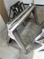 Steel saw horse's