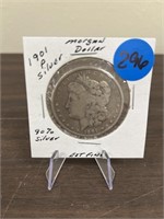 1901-P 90% Silver Morgan Silver Dollar Ext Fine