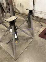 pr of homemade jackstands  17" collapsed