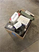 box of assorted wheel weights