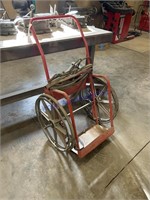 high wheel torch cart with torch
