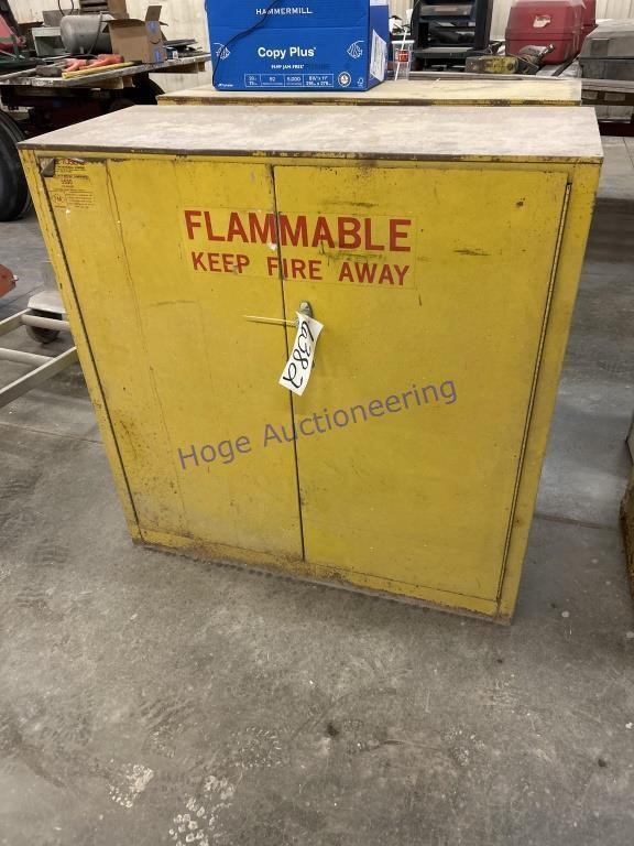 Flammable cabinet  44" x44" x 18"