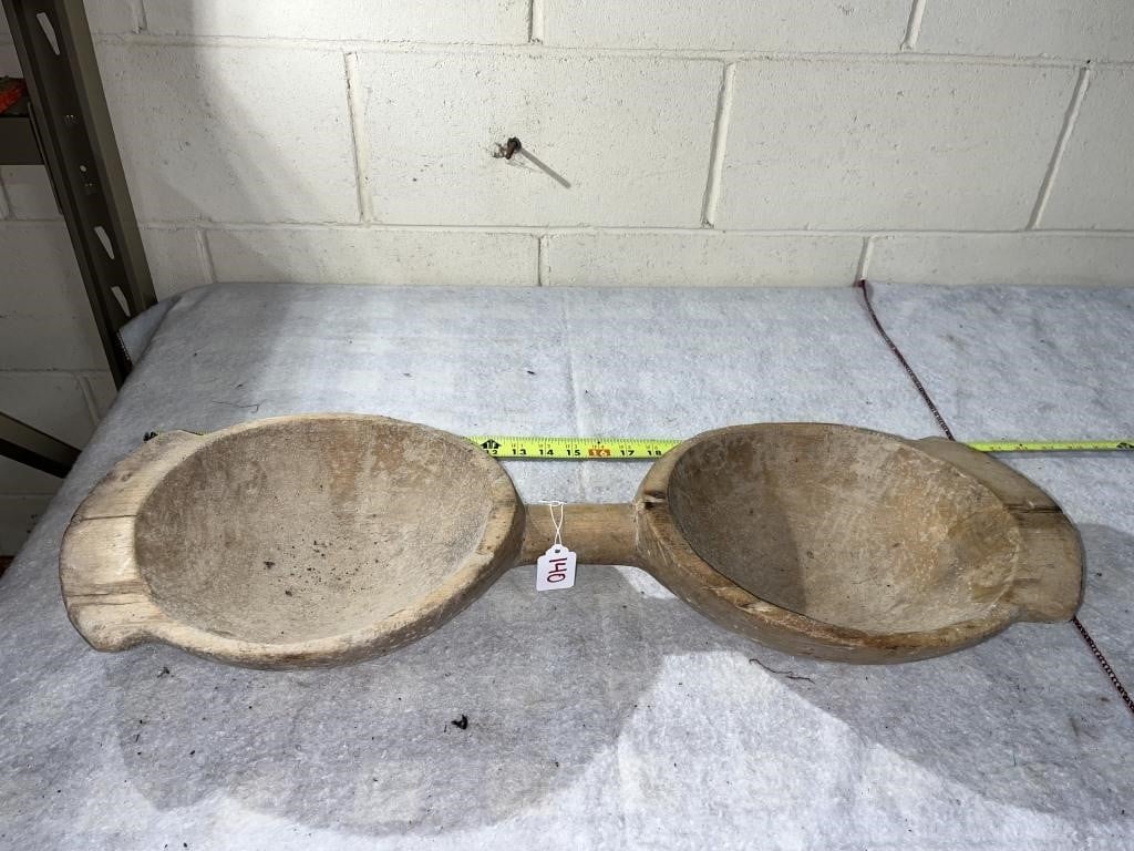 Rowanda Wooden double plate