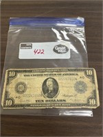 Large $10 Bill 1914 Series
