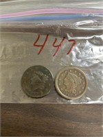 1817 1849 Large Cents