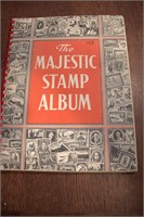 The Majestic Stamp Album w/ Stamps