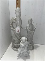 3 China Porcelain figures